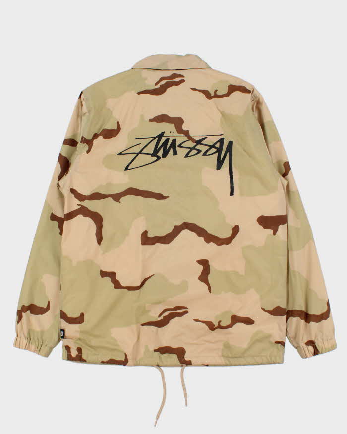 SS2017 Stussy Desert Camo World Tour Shell Coach Jacket - S