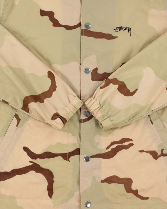 SS2017 Stussy Desert Camo World Tour Shell Coach Jacket - S