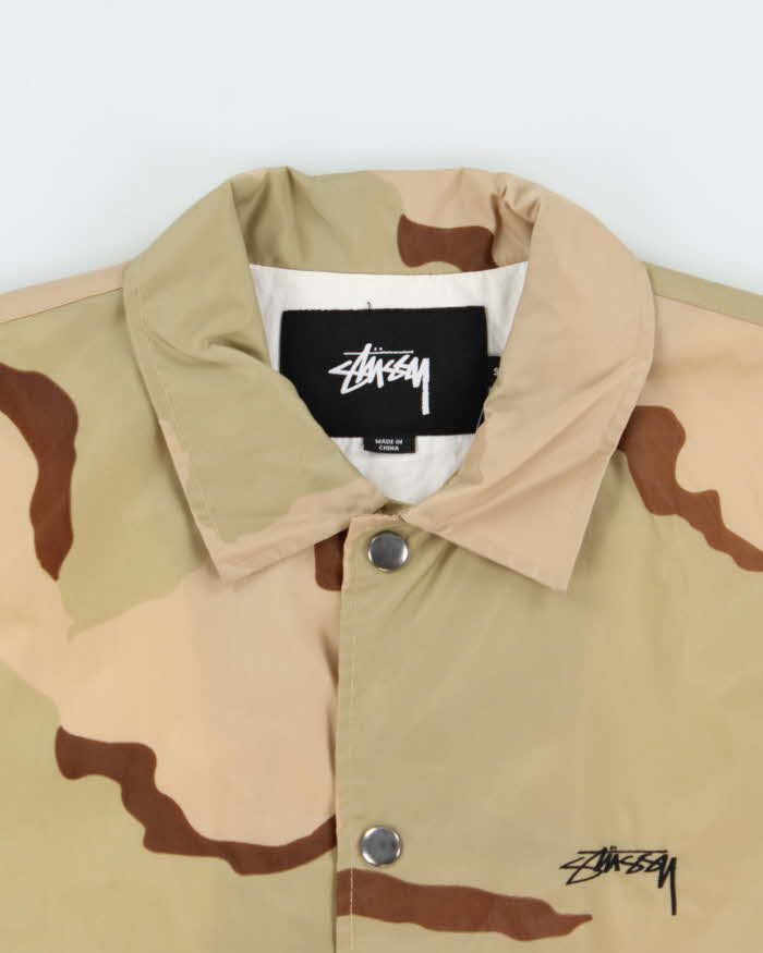 SS2017 Stussy Desert Camo World Tour Shell Coach Jacket - S