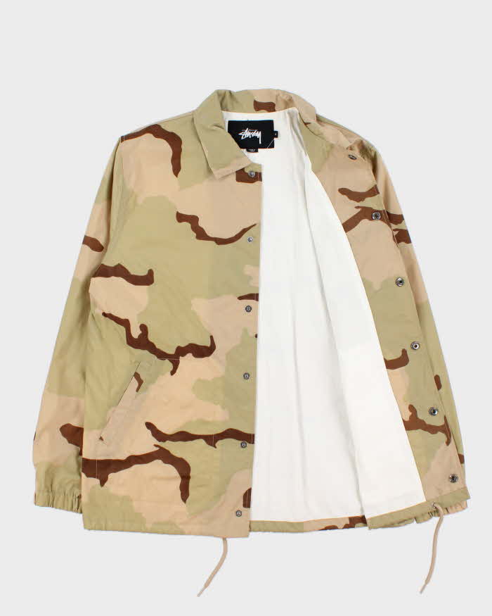 SS2017 Stussy Desert Camo World Tour Shell Coach Jacket - S