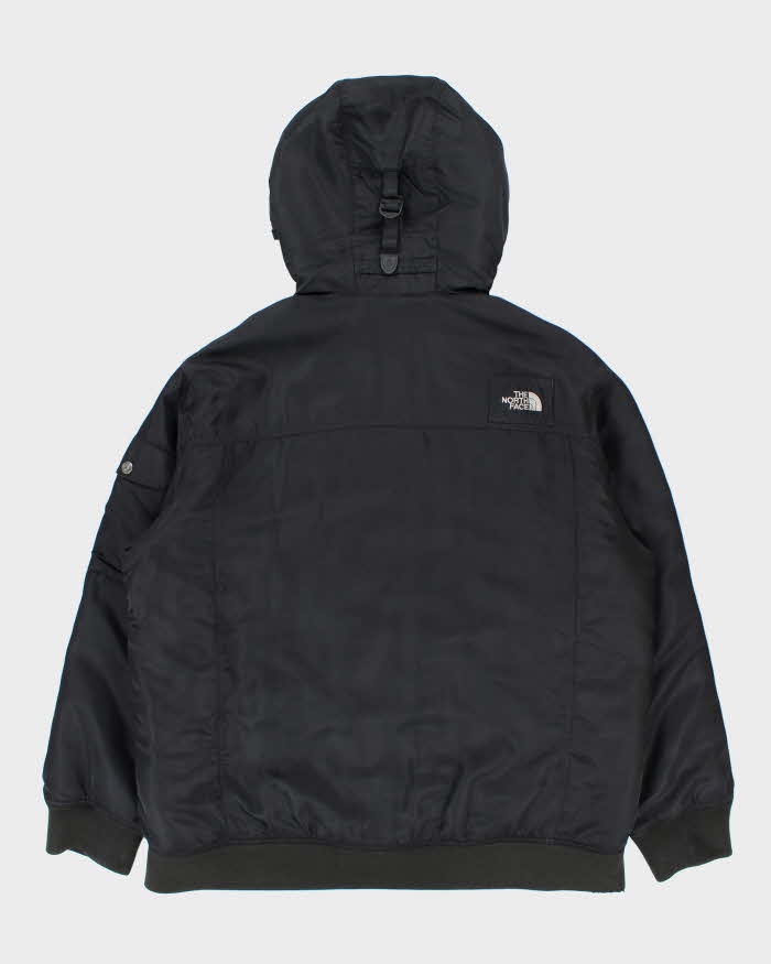 Vintage Y2K 00s The North Face Quilted Satin Hooded Bomber Jacket - XXL