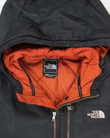 Vintage Y2K 00s The North Face Quilted Satin Hooded Bomber Jacket - XXL