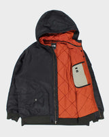 Vintage Y2K 00s The North Face Quilted Satin Hooded Bomber Jacket - XXL
