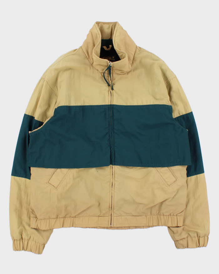 Vintage 1990s Eddie Bauer Made In USA Fleece Lined Shell Jacket - L