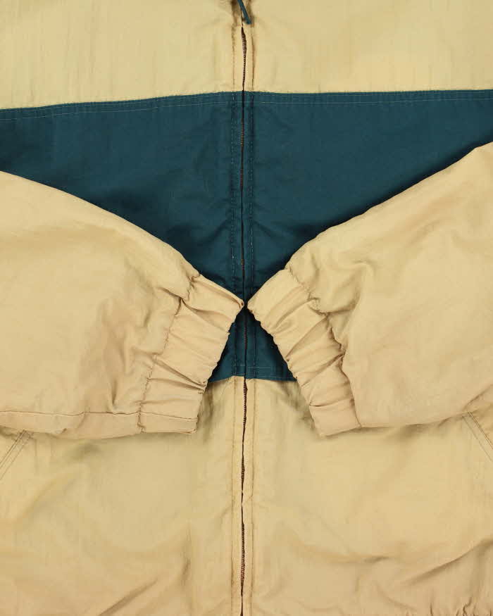 Vintage 1990s Eddie Bauer Made In USA Fleece Lined Shell Jacket - L