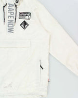 Vintage Aape By A Bathing Ape Apunvs Military 3M Camo Shell Quarter-Zip Windbreaker Jacket - L