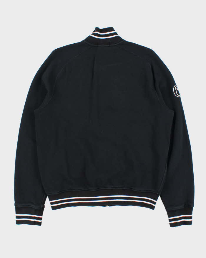 Vintage Polo Ralph Lauren 67 Embroidered Patch Logo Cotton Varsity Jacket - M