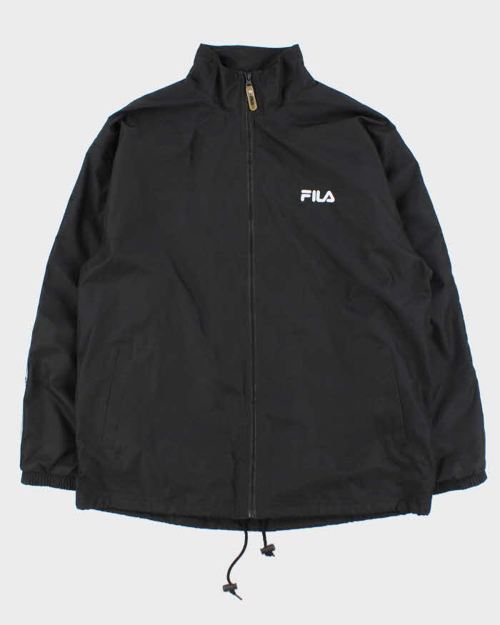 Vintage 1990s Fila Biella Italia Embroidered Shell Windbreaker Jacket - L