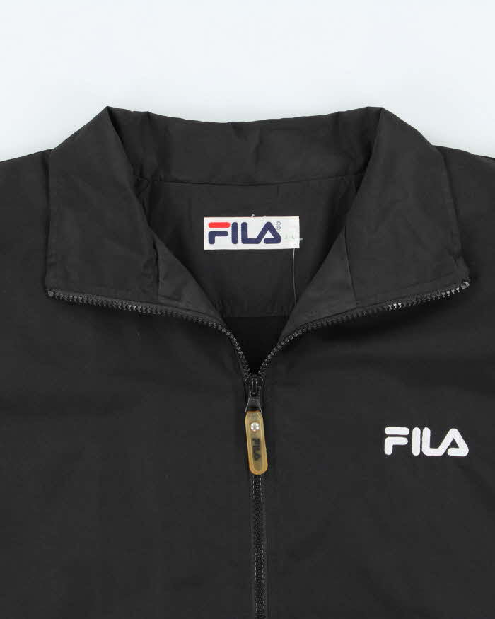 Vintage 1990s Fila Biella Italia Embroidered Shell Windbreaker Jacket - L