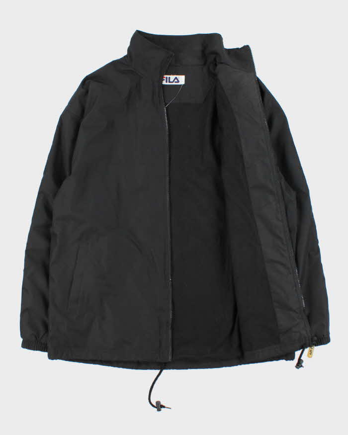 Vintage 1990s Fila Biella Italia Embroidered Shell Windbreaker Jacket - L