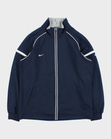Vintage Y2K 00s Nike Dri-Fit Embroidered Track Jacket - L