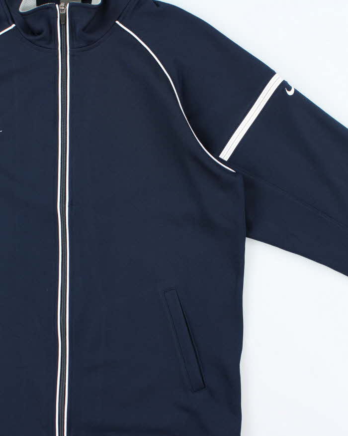 Vintage Y2K 00s Nike Dri-Fit Embroidered Track Jacket - L