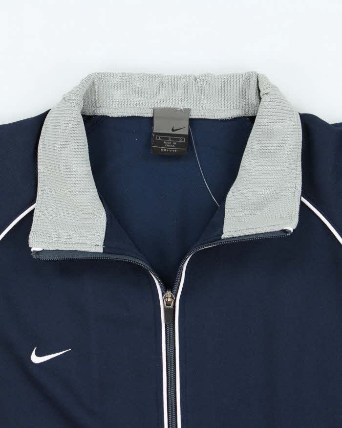 Vintage Y2K 00s Nike Dri-Fit Embroidered Track Jacket - L