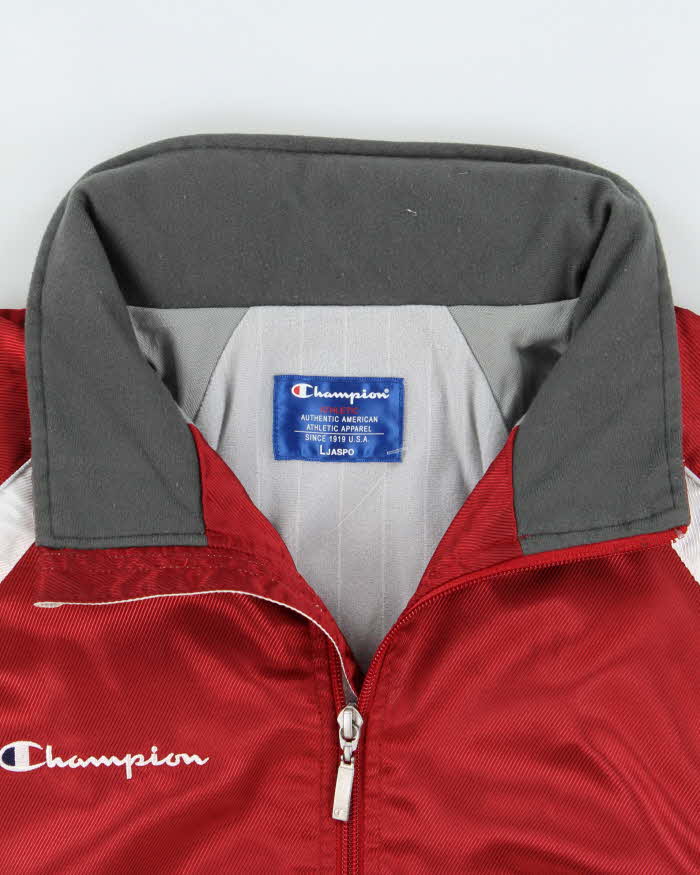 Vintage Y2K 00s Champion Satin Shell Windbreaker Jacket - L
