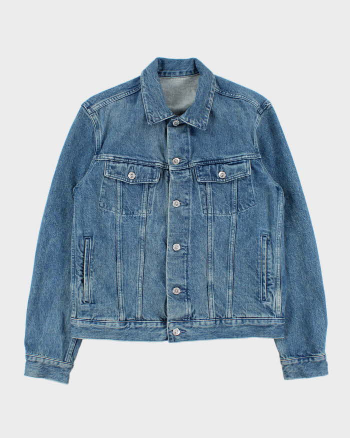 Vintage Y2K 00s A.P.C Heavyweight Medium Wash Denim Jacket - M