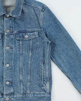 Vintage Y2K 00s A.P.C Heavyweight Medium Wash Denim Jacket - M