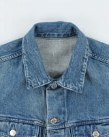 Vintage Y2K 00s A.P.C Heavyweight Medium Wash Denim Jacket - M
