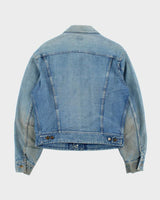 Vintage 1970s Lee Mud Wash Denim Trucker Jacket - M