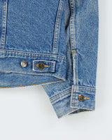 Vintage 1991 Lee Storm Rider Made In Canada Blanket Lined Denim Trucker Jacket - L