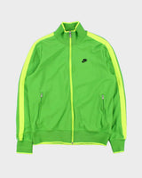 Vintage Y2K 00s Nike Volt Green Classic Track Jacket - M