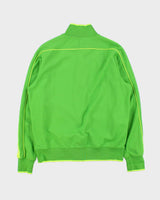 Vintage Y2K 00s Nike Volt Green Classic Track Jacket - M