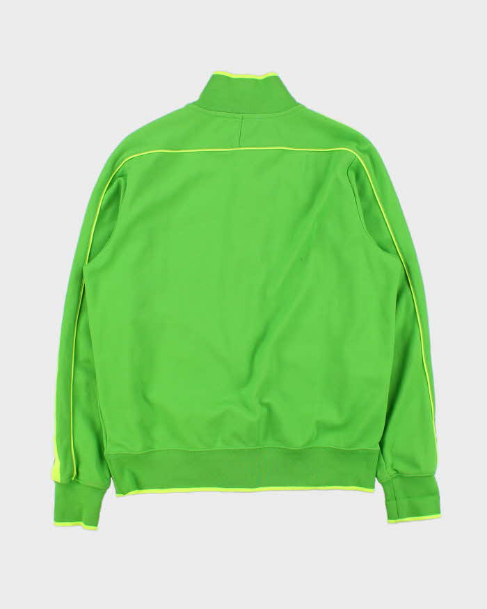 Vintage Y2K 00s Nike Volt Green Classic Track Jacket - M
