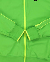 Vintage Y2K 00s Nike Volt Green Classic Track Jacket - M