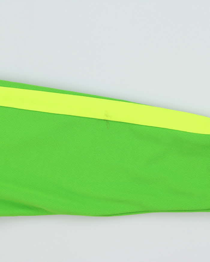 Vintage Y2K 00s Nike Volt Green Classic Track Jacket - M