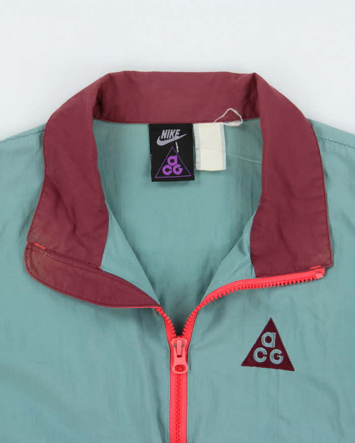 Vintage 1990s Nike ACG Lightweight Adjustable Technical Windbreaker Jacket - M