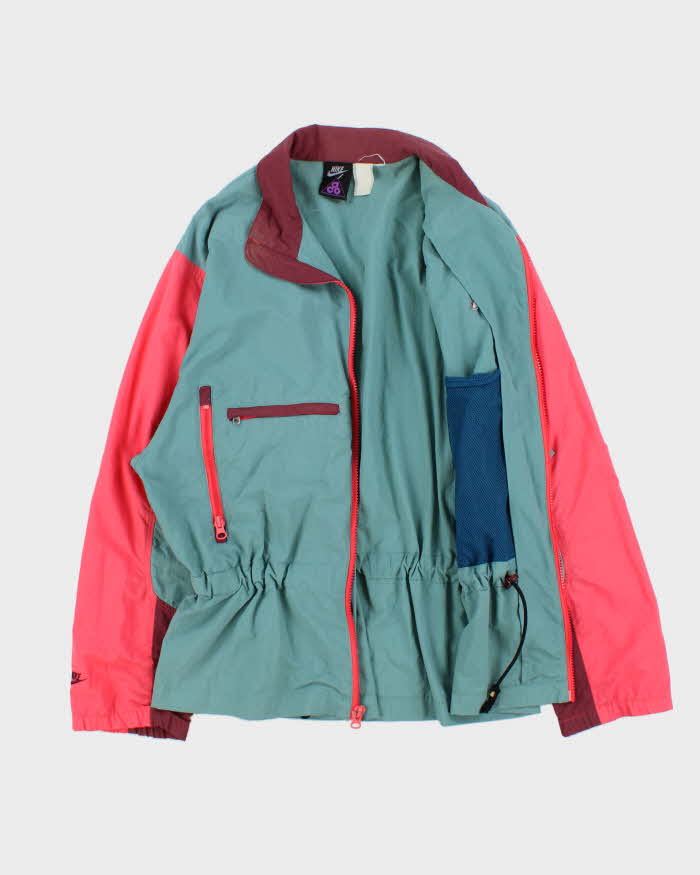 Vintage 1990s Nike ACG Lightweight Adjustable Technical Windbreaker Jacket - M
