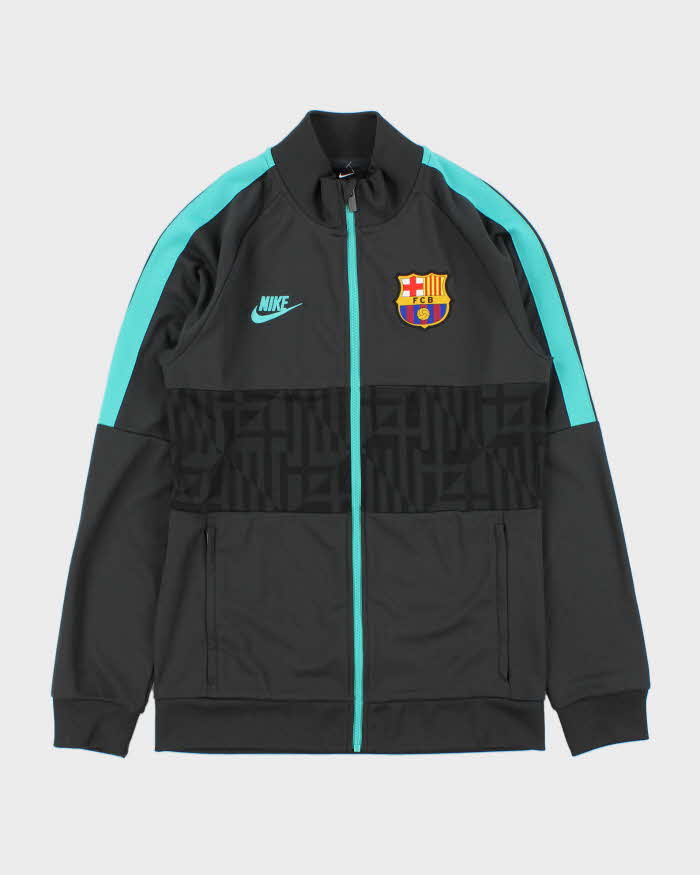 Vintage Nike Barcelona FC Embroidered Training Track Jacket - S