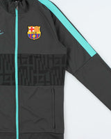 Vintage Nike Barcelona FC Embroidered Training Track Jacket - S