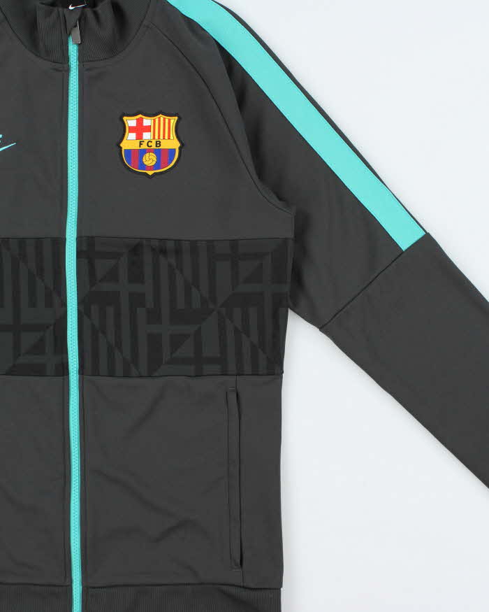 Vintage Nike Barcelona FC Embroidered Training Track Jacket - S