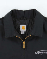 Vintage Carhartt J293 Quilt Lined Twill Midweight Workwear Harrington Jacket - L