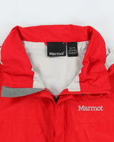 Vintage Marmot Lightweight Hooded Waterproof Outdoor Jacket - XL