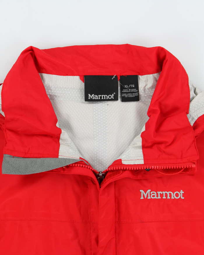 Vintage Marmot Lightweight Hooded Waterproof Outdoor Jacket - XL