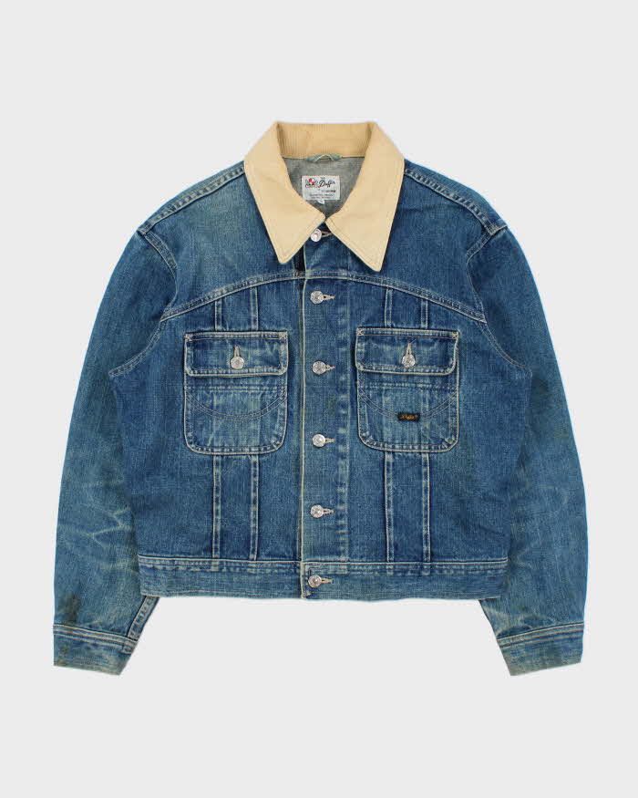 Vintage 1990s The Duffer Of St Georges Made In UK Boxy Denim Jacket - S