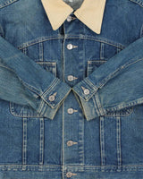 Vintage 1990s The Duffer Of St Georges Made In UK Boxy Denim Jacket - S