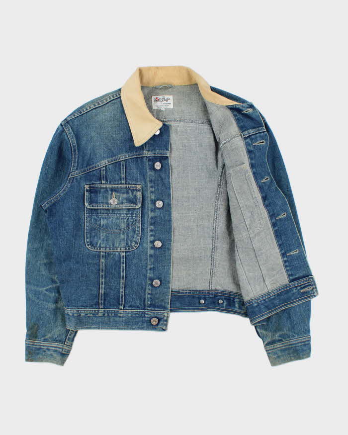 Vintage 1990s The Duffer Of St Georges Made In UK Boxy Denim Jacket - S
