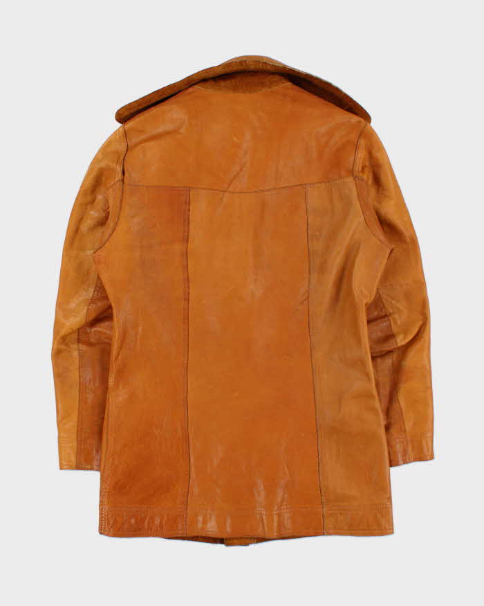 Vintage 1970s Sprung Western Wear Made In Canada Reversible Suede Leather Jacket - M