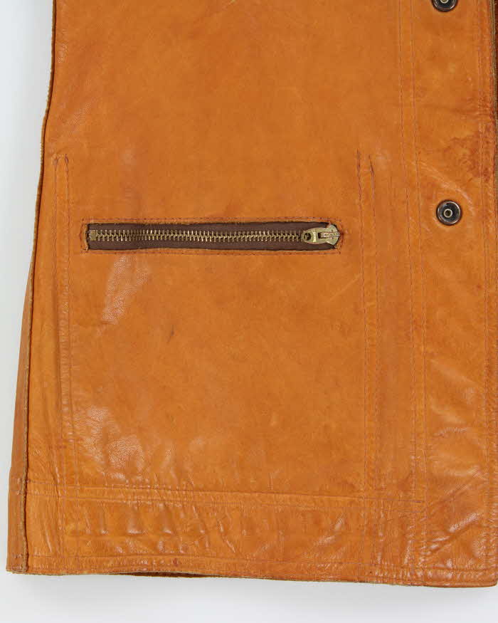 Vintage 1970s Sprung Western Wear Made In Canada Reversible Suede Leather Jacket - M