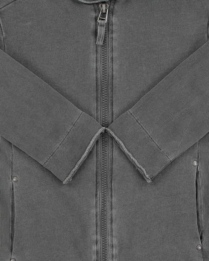 Vintage Y2K 00s Diesel Freebooters Moto Sweatshirt Jacket - S