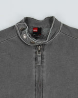 Vintage Y2K 00s Diesel Freebooters Moto Sweatshirt Jacket - S