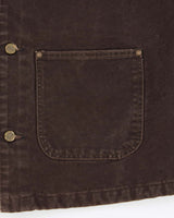 Vintage 2005 Y2K Carhartt C02 DKB Sandstone Duck Canvas Blanket-Lined Chore Jacket - M