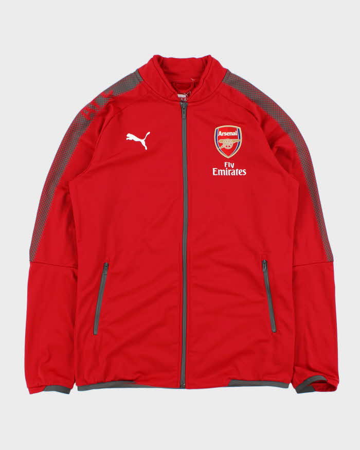 2017-18 Puma Arsenal FC Soft Shell Pre-Match Training Jacket - L
