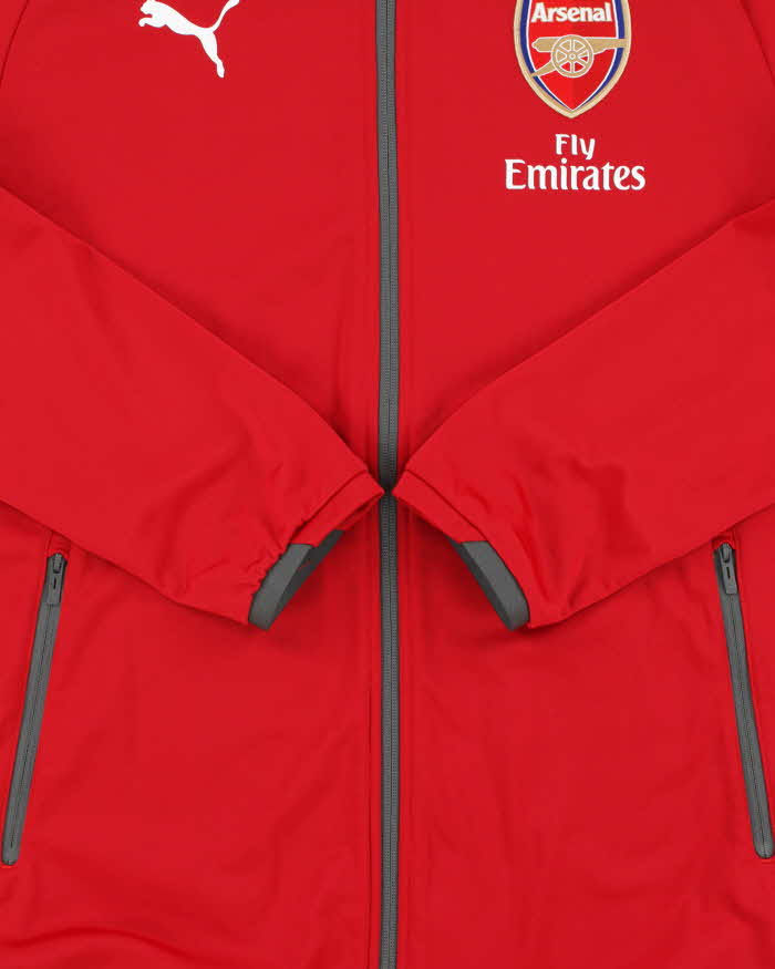 2017-18 Puma Arsenal FC Soft Shell Pre-Match Training Jacket - L