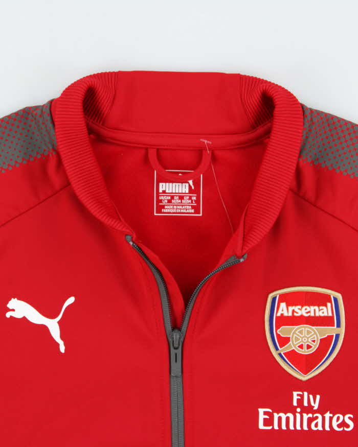 2017-18 Puma Arsenal FC Soft Shell Pre-Match Training Jacket - L