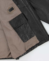 Vintage Y2K 00s Danier Leather Moto Harrington Jacket - L