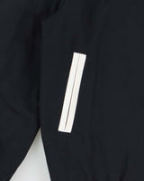 Sandro Paris Navy Wool Blend Striped Varsity Bomber Jacket - M