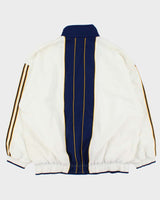 Vintage 1990s Adidas Three-Stripe Tri-Colour Soft Shell Windbreaker Jacket - XL